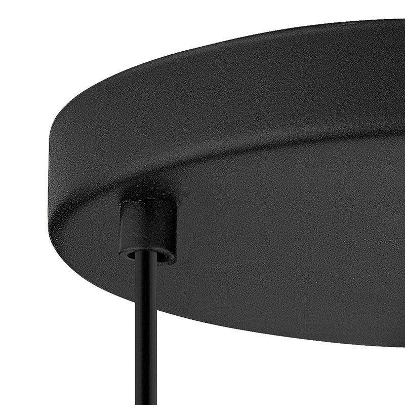 Lampe à suspension Newtown Disk 3 lumières 38cm noir Eglo 9002759494797