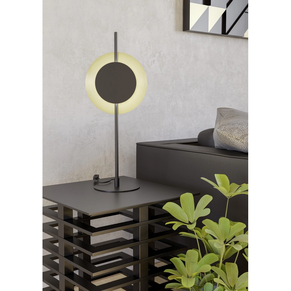 Lampe de table LED Tocina noir avec or Eglo 9008606292653