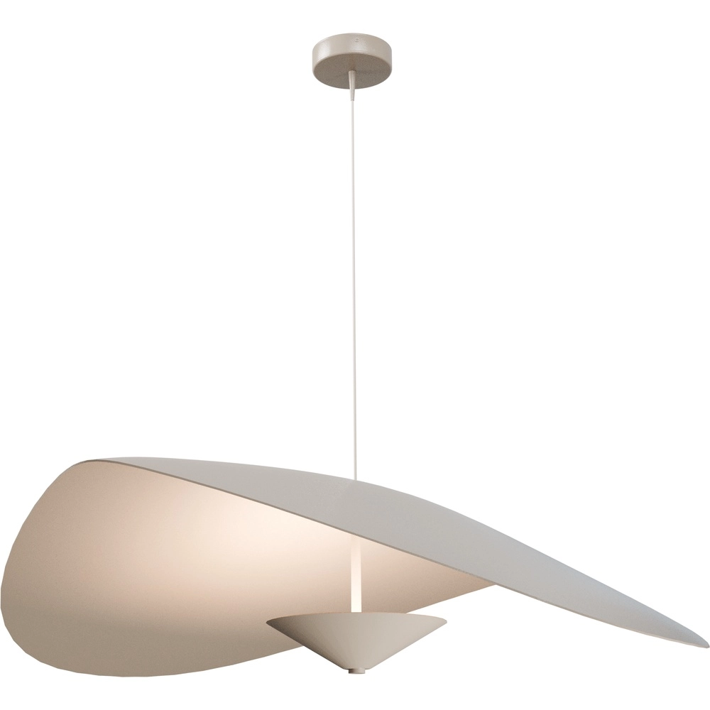 Lampe suspendue de style danois Lente Ø 90 cm - sable