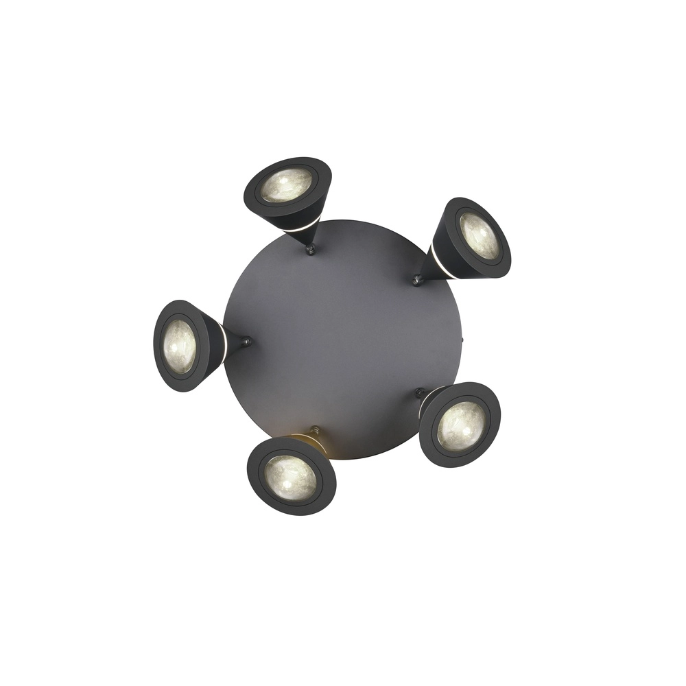 Plafonnier Romeo noir Trio 4017807670417