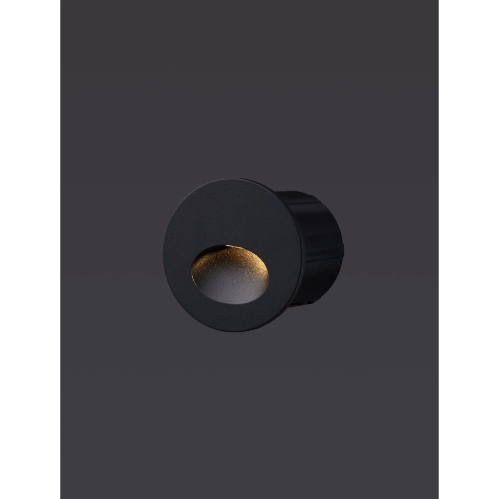 Luminaire encastré rond Circe anthracite Luminaire encastré rond Circe anthracite