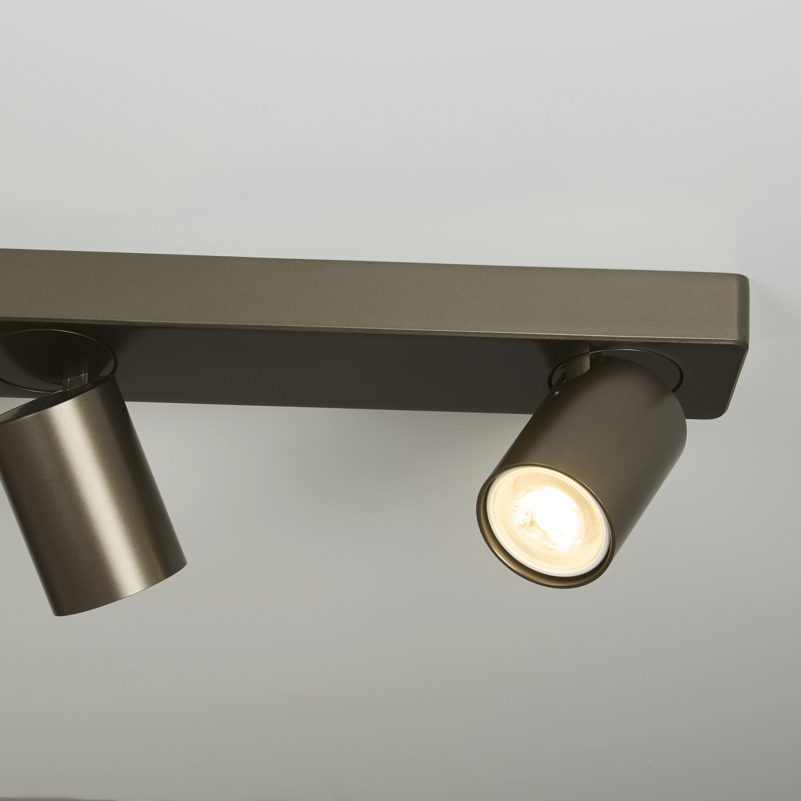 Lampe de plafond Moon 3 bronze rectangulaire Lyora 5053423311845