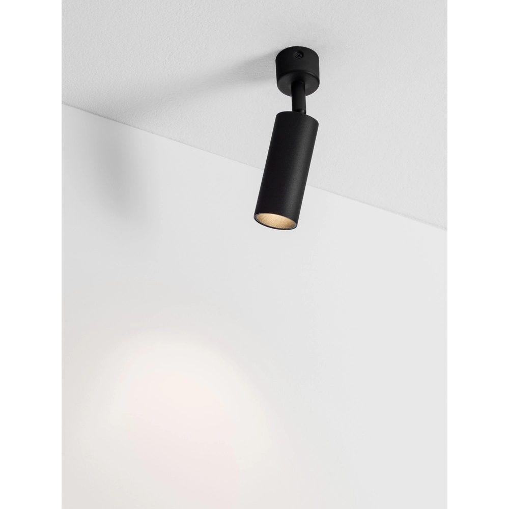Spot de plafond Mor Orientable noir