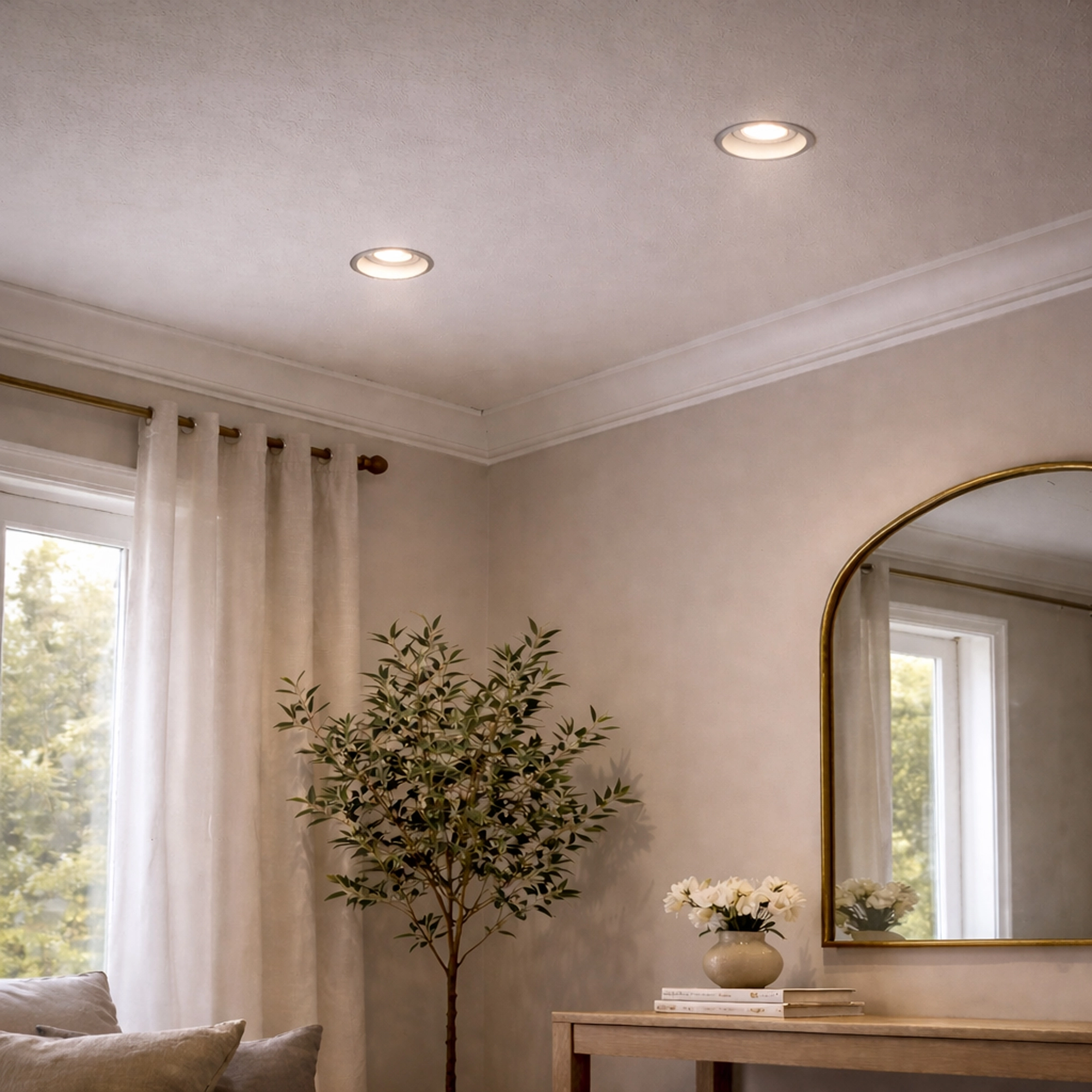 Projecteur encastré Slim Trim 2 Blanc Lyora 5053423315294
