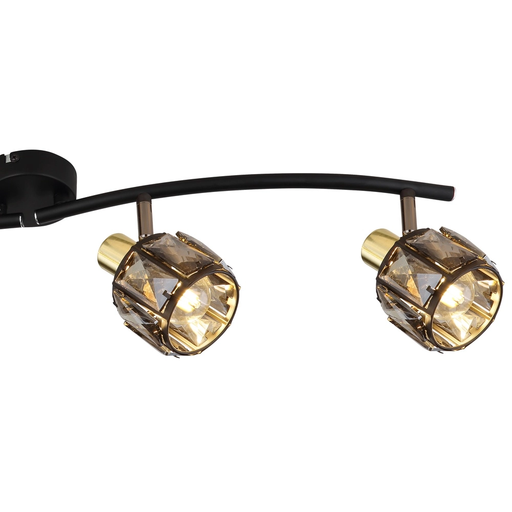 Lampe de plafond à 4 lumières Indiana Noir Globo 9007371443055