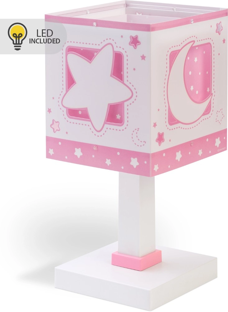 Lampe de table Moonlight Lueur rose dans le noir Lampe de table Moonlight Lueur rose dans le noir