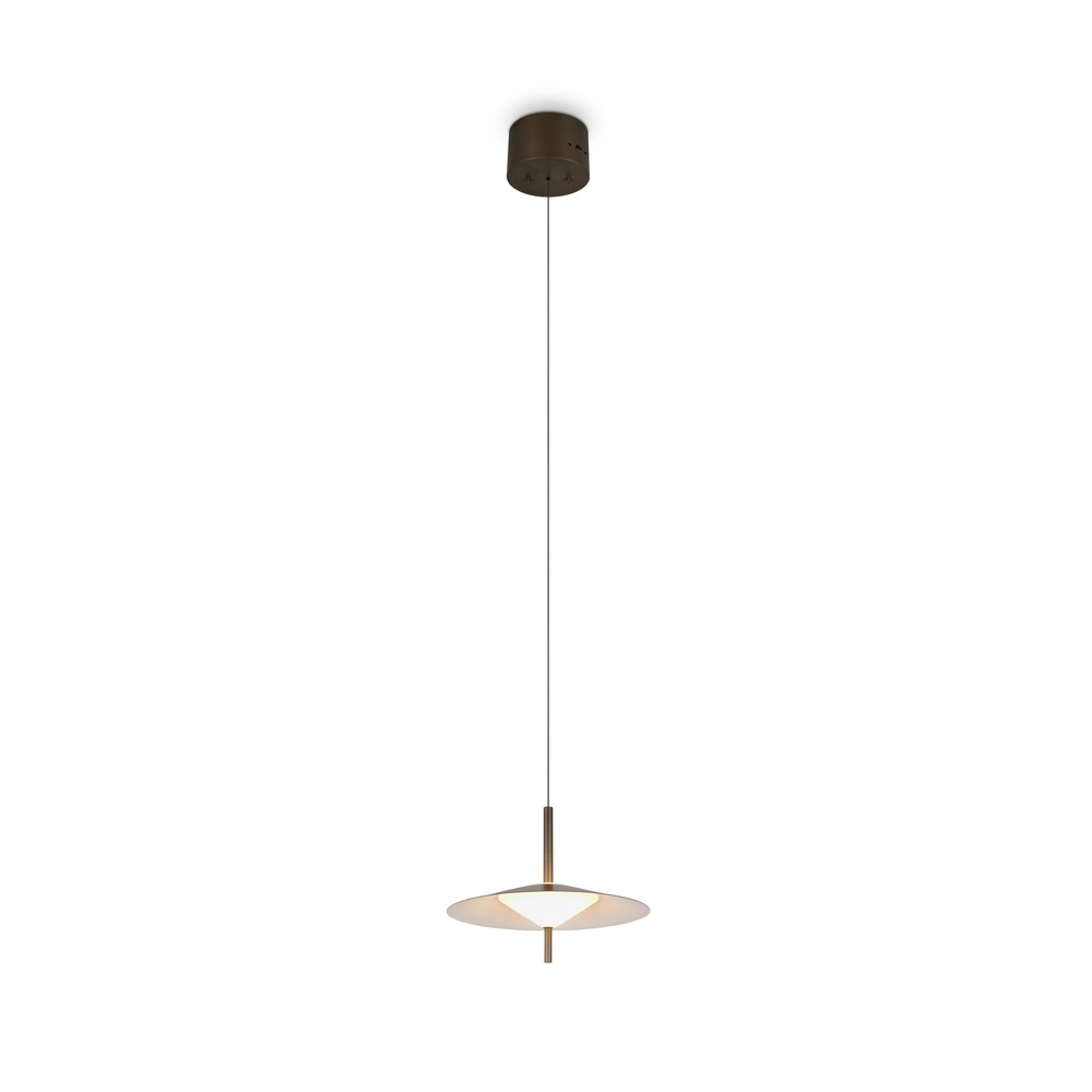 Lampe pendante de conception Amalo brun platine Ø 30cm