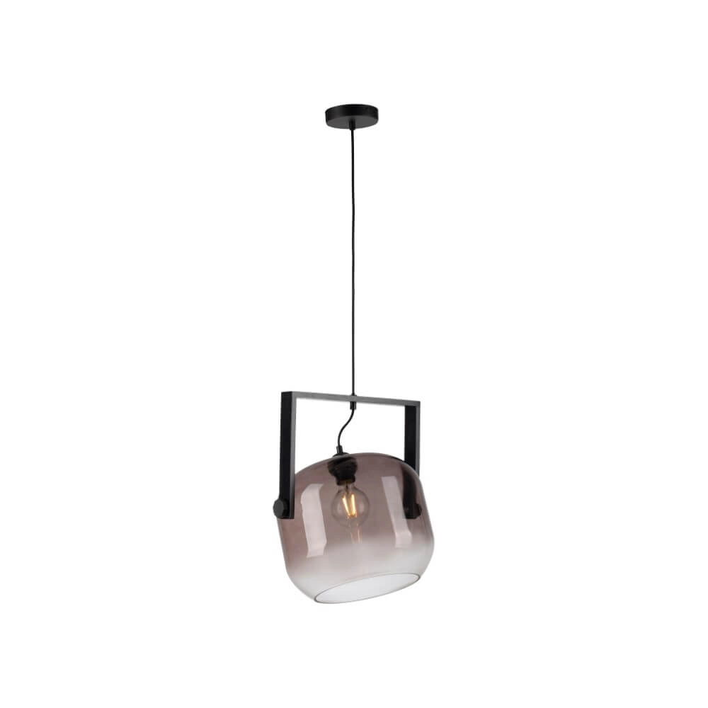 Lampe suspendue Cup 2.0 Verre fumé à 1 lumière Lampe suspendue Cup 2.0 Verre fumé à 1 lumière