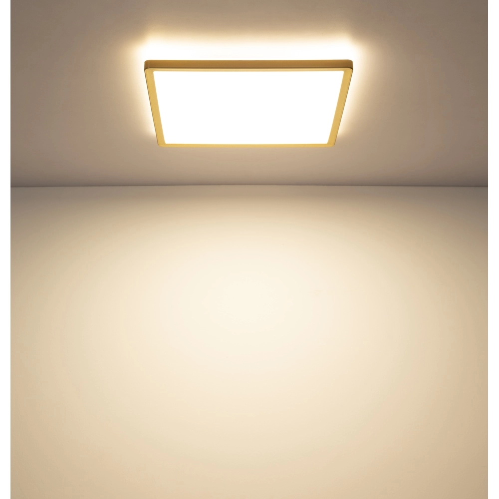 Éclairage de plafond Sapana carré 29,4 cm d’or Globo 9007371457427