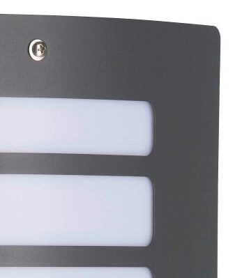 Lampe d'extérieur anthracite Todd avec capteur Brilliant 4004353121395