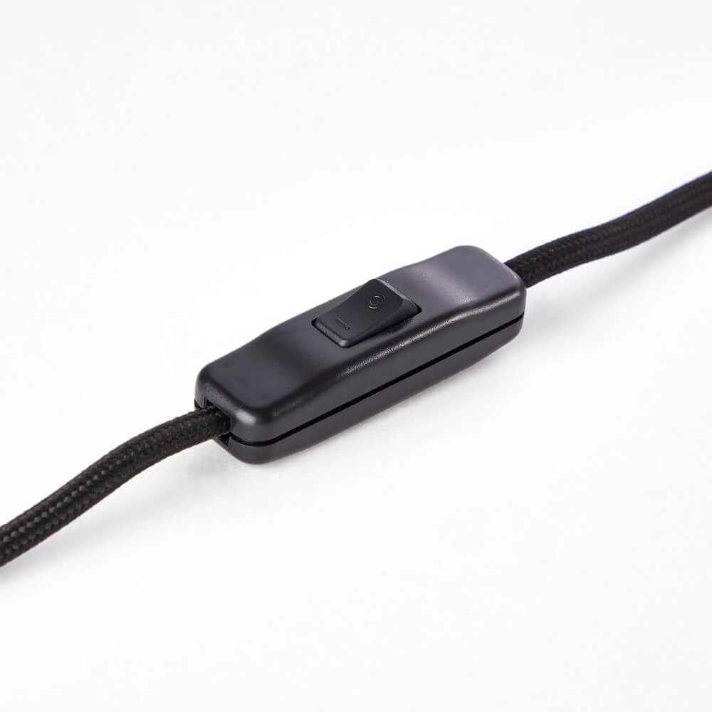 Lampe de table verte Giada avec du bois Brilliant 4004353354199