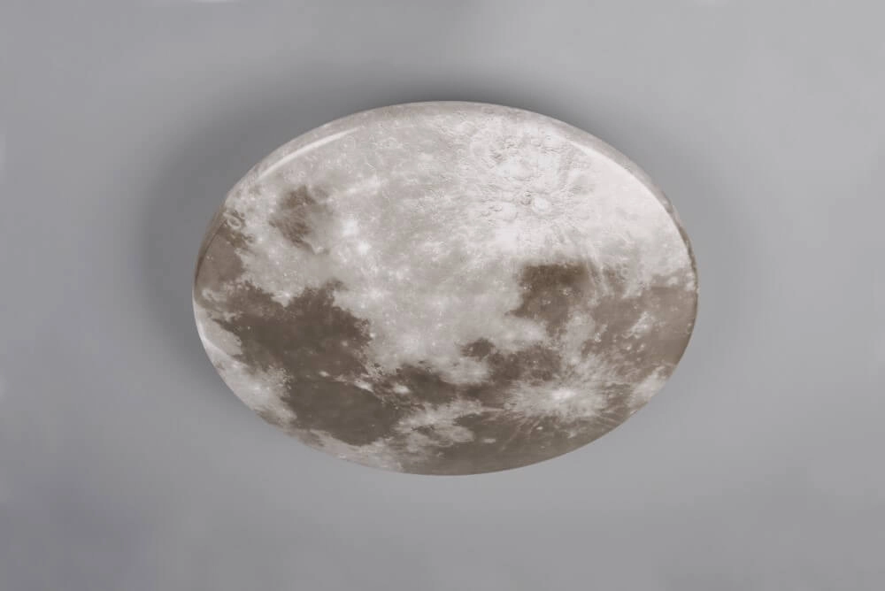 Plafonnier blanc Moonika Ø 37 cm Trio 4017807561609