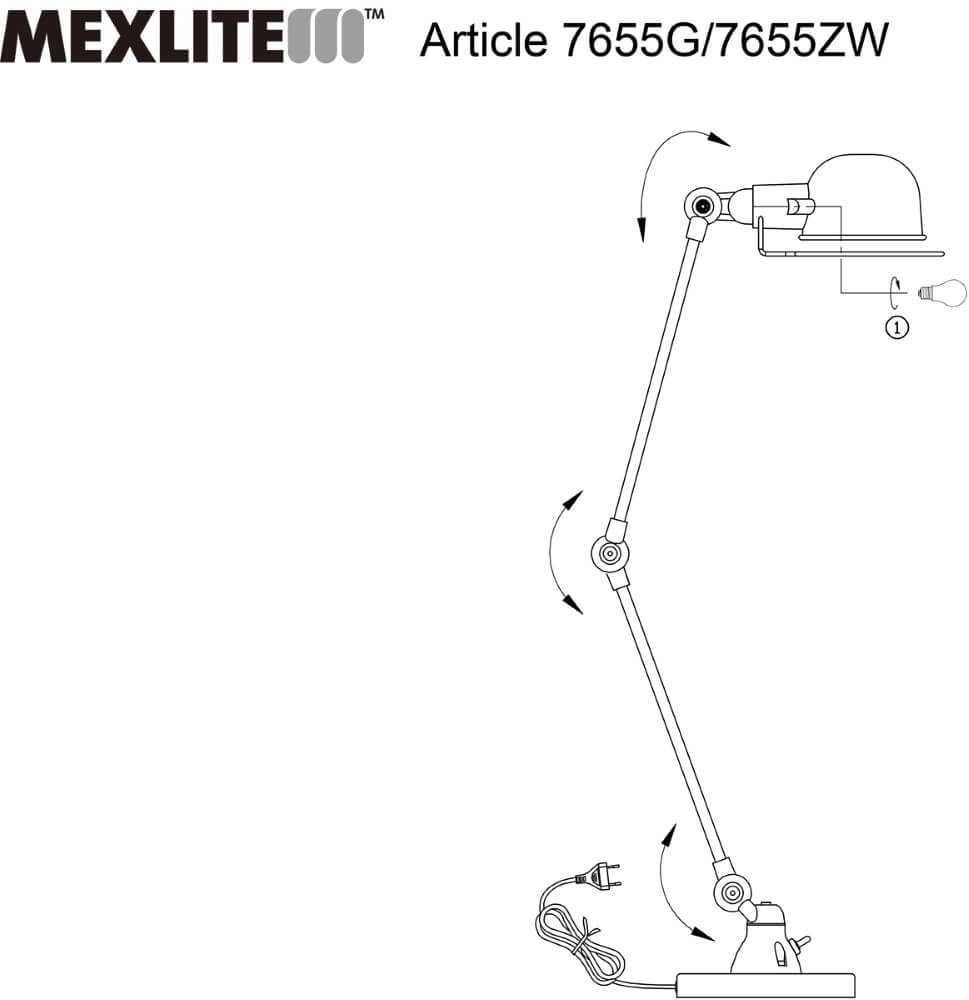 Lampe de bureau Davin Rural Steinhauer 8712746102017