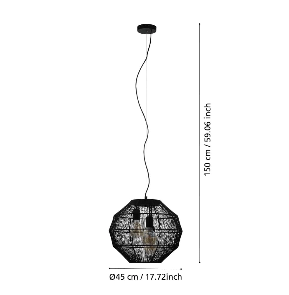 Lampe suspendue sphère Orbetello Ø 45 cm Stars of Light 9008606221264
