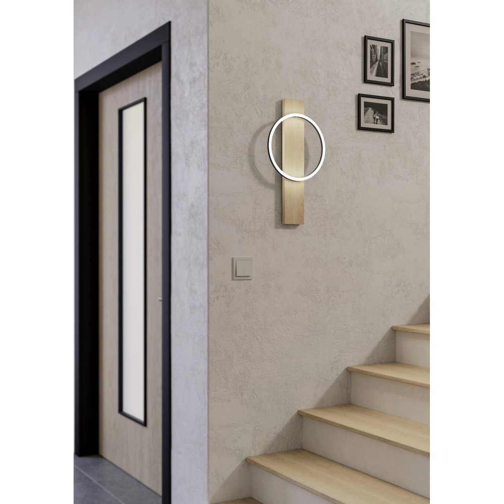 Lampe murale Boyal LED - avec un aspect bois Eglo 9008606327225
