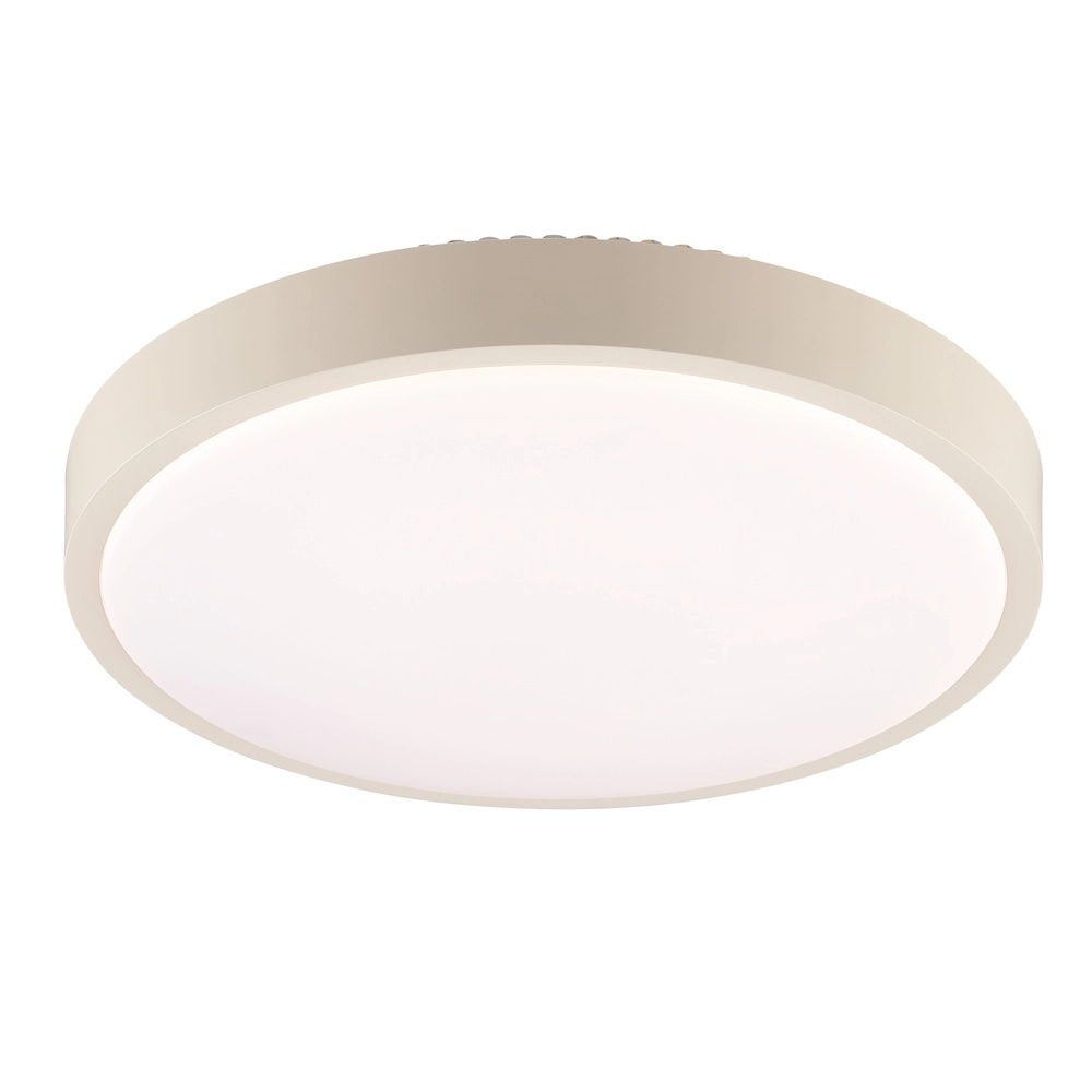 Éclairage de plafond Solistra brun sable avec Ø blanc 34,5 cm Brilliant 4004353477614