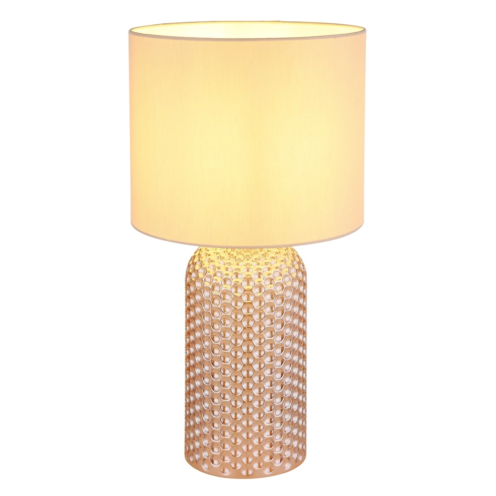 Lampe de table de conception Sofia Champagne