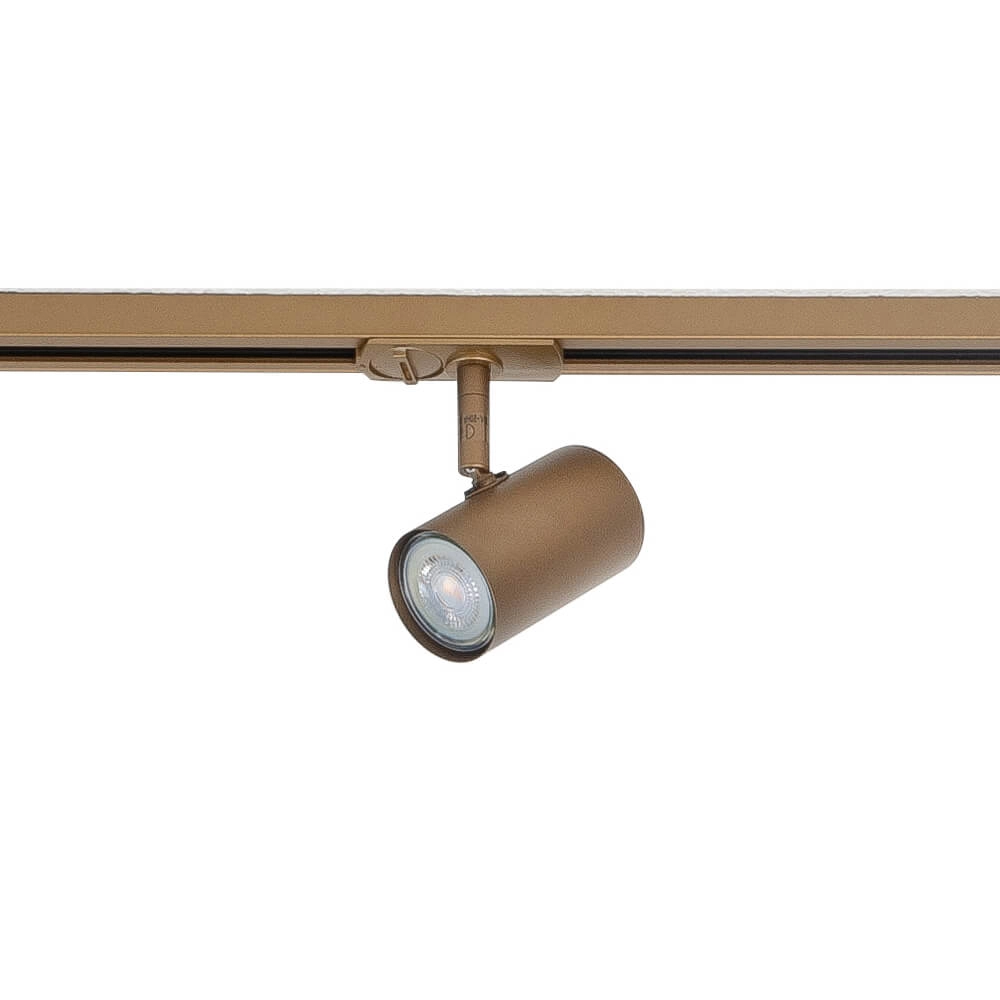 Jeu de rails monophasés 150cm Cilinder or avec 4 points Highlight 8718379047237