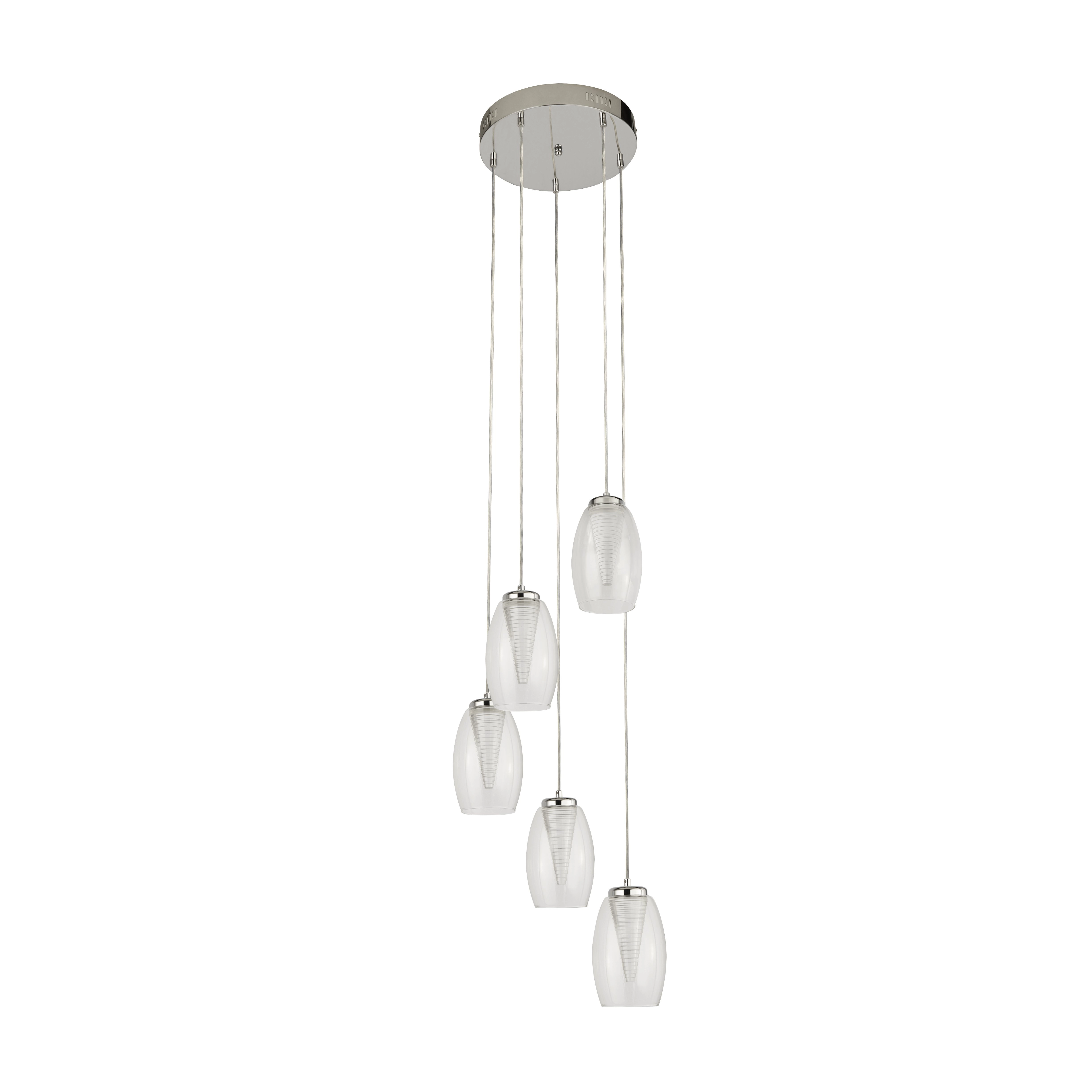 Suspension loft à 5 lumières Cyclone 5 lumières Suspension loft à 5 lumières Cyclone 5 lumières