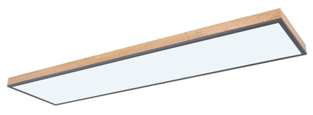 Plafonnier LED en bois Doro 120x30cm Globo 9007371428014