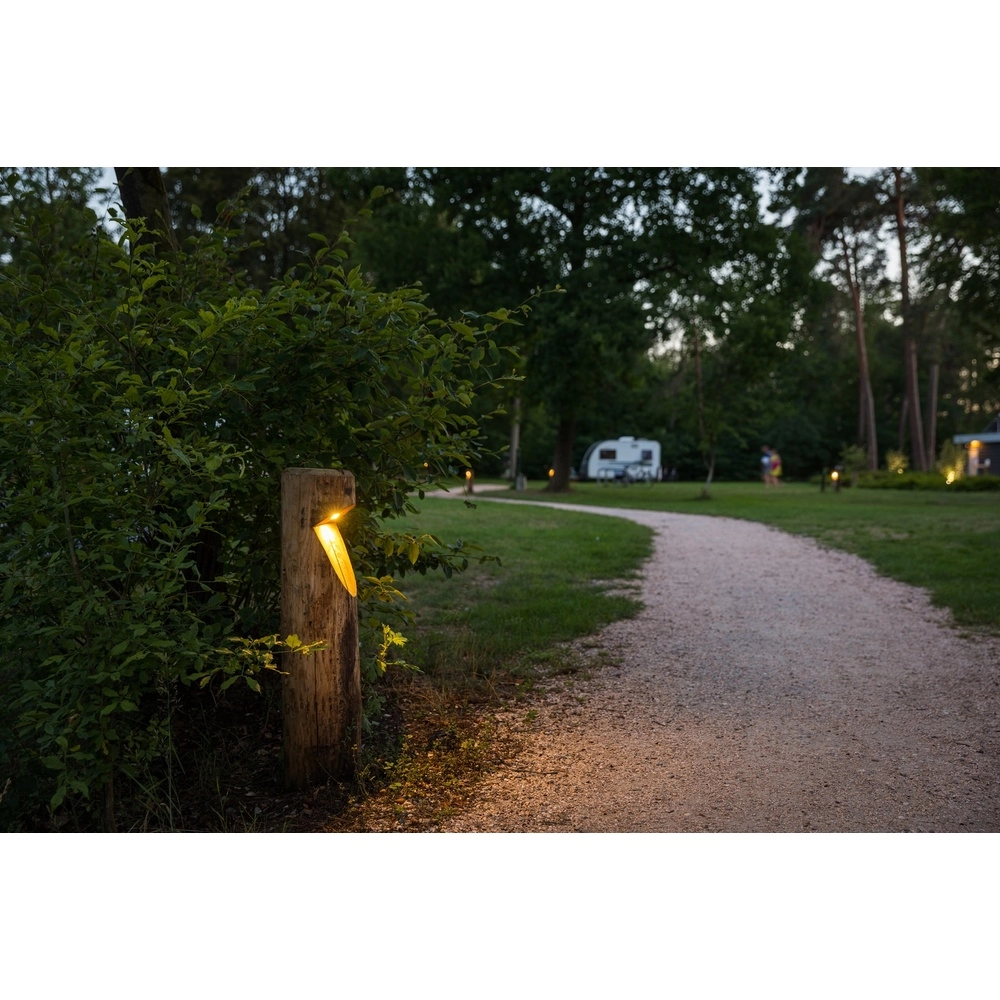 Éclairage de chemin en bois Bosco Châtaignier - 65 cm - 2700 000 km Timberlab 8716803513709