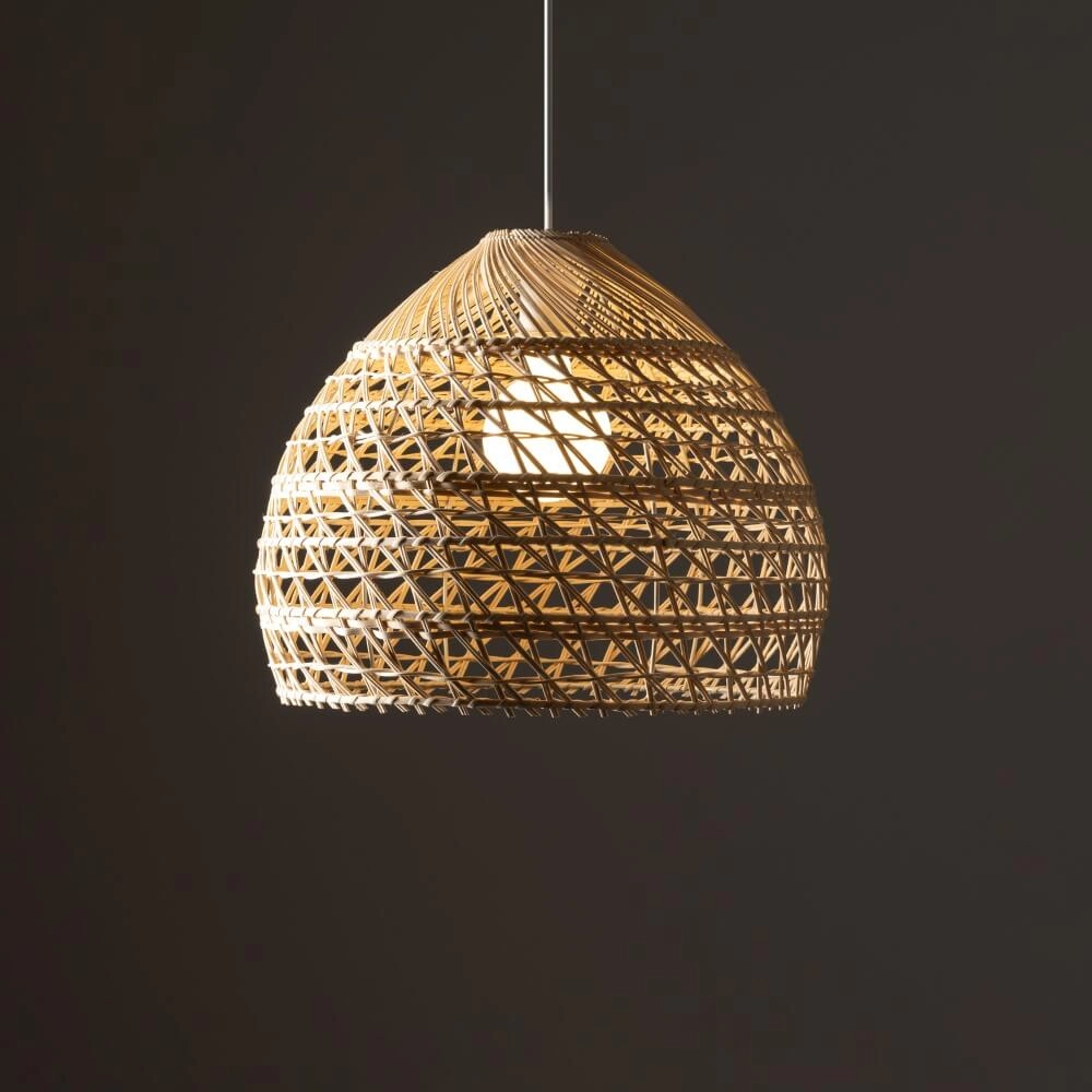 Suspension en rotin Boho M Ø 43cm Lyora 5903139111515
