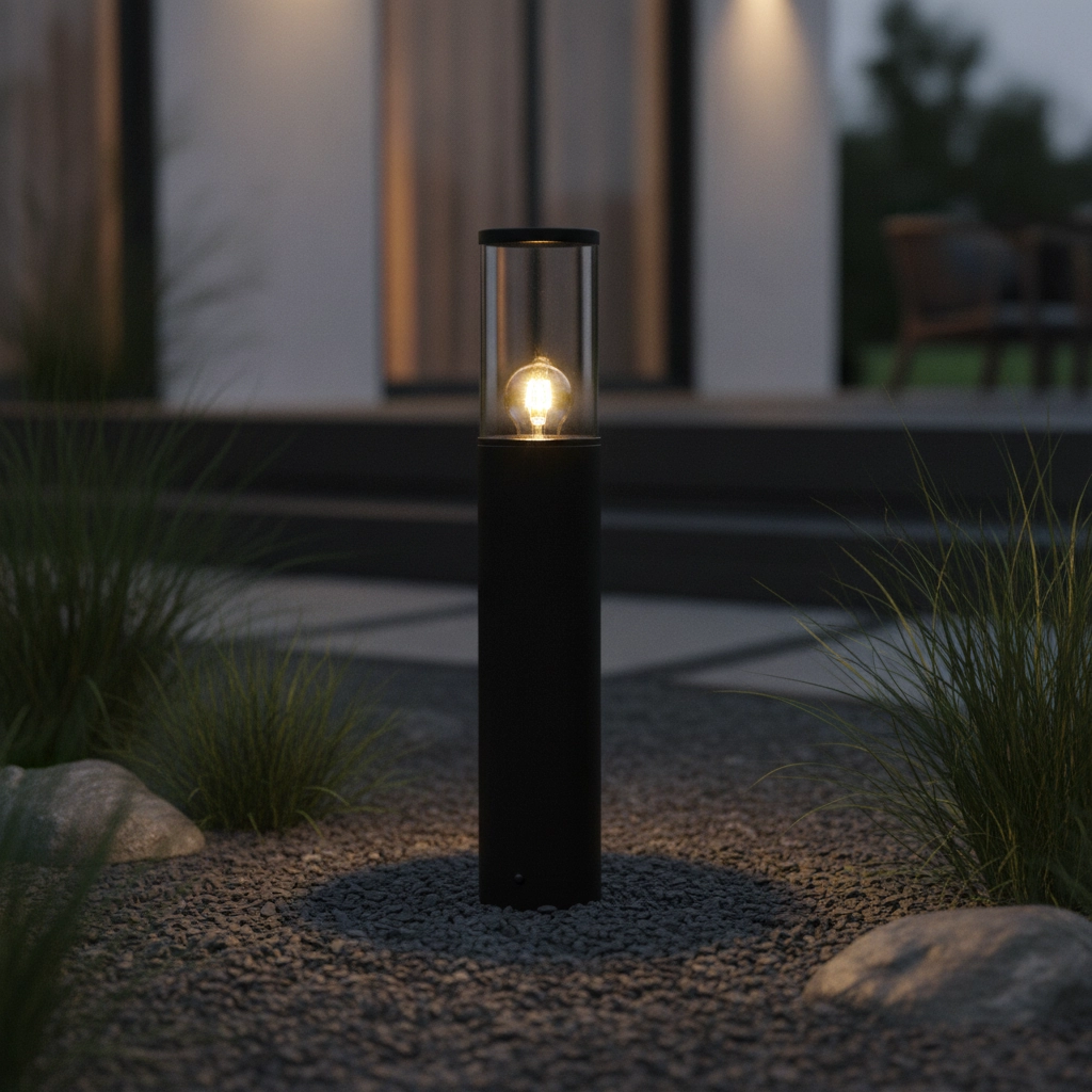 Lampe de jardin design Zosia gris 50cm