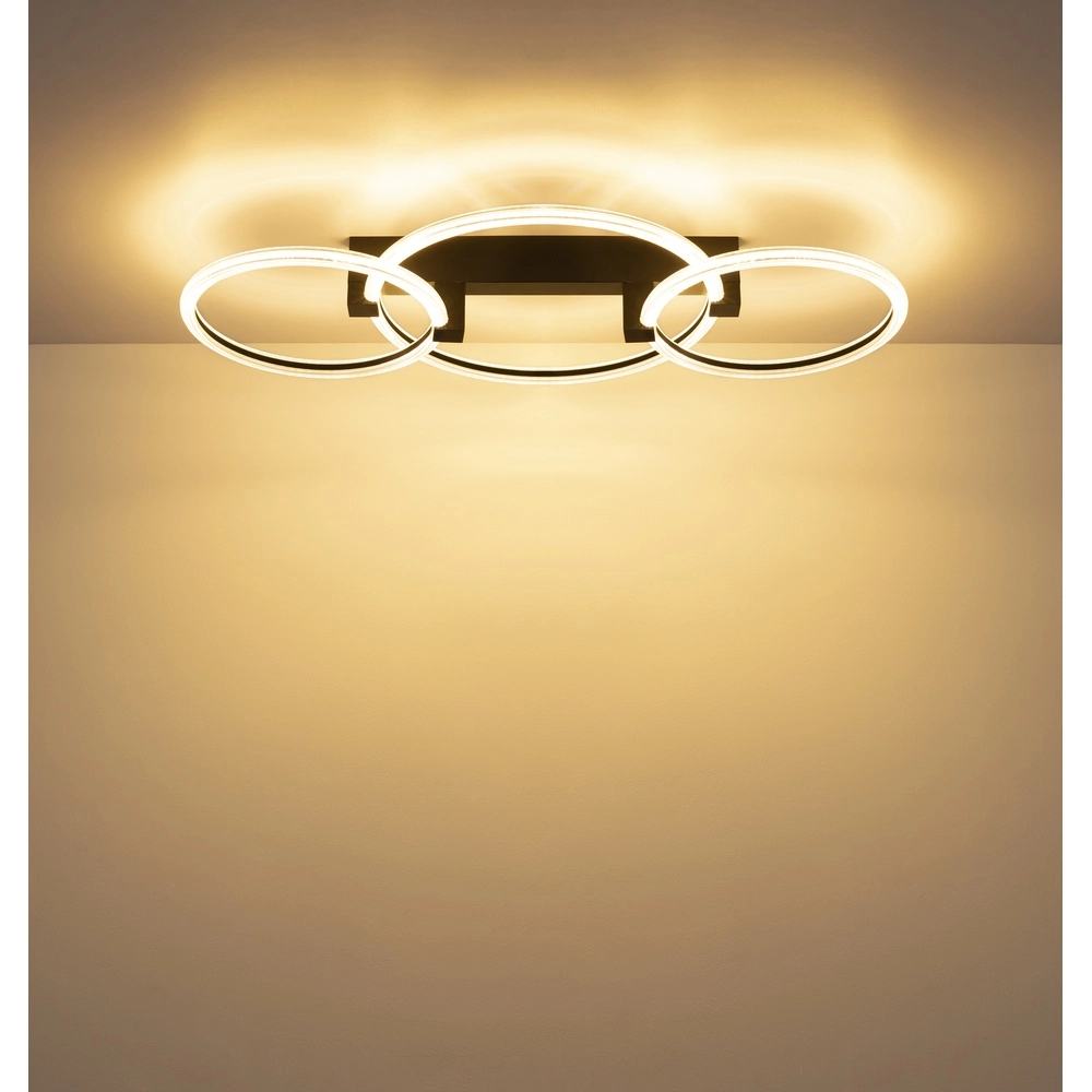 Lampe de plafond Fletcher Noir de conception Globo 9007371592289