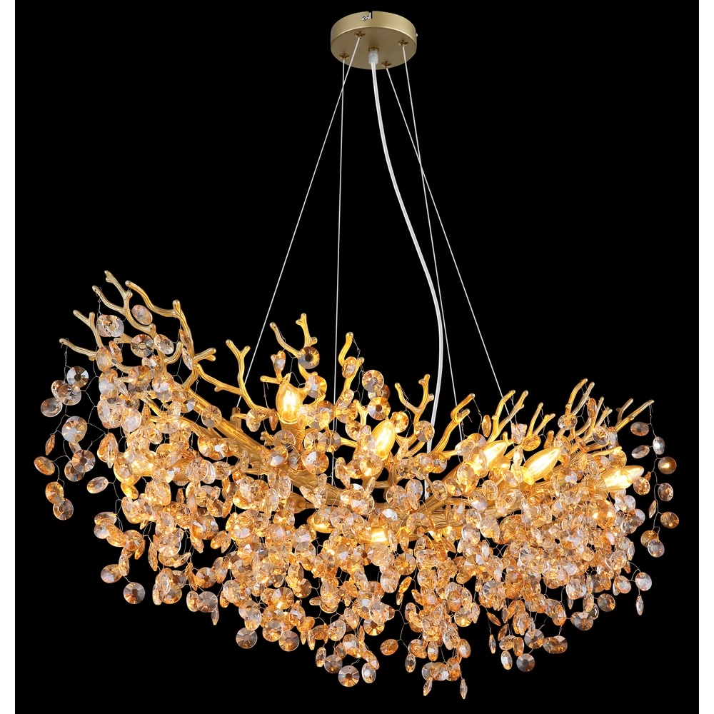 Lampe suspendue Queena Or 100cm Globo 9007371528691