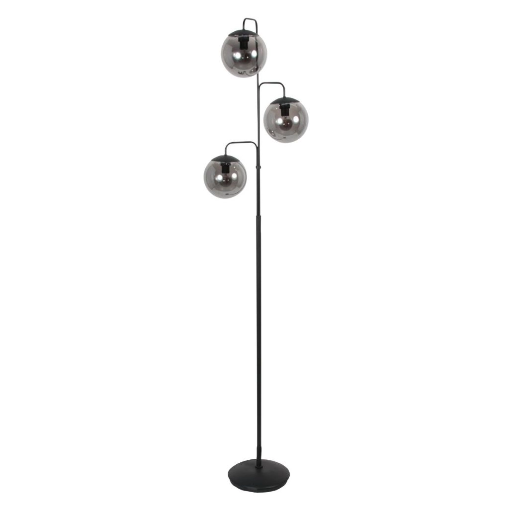 Lampe de pied Bollique Noir Steinhauer 8712746184785