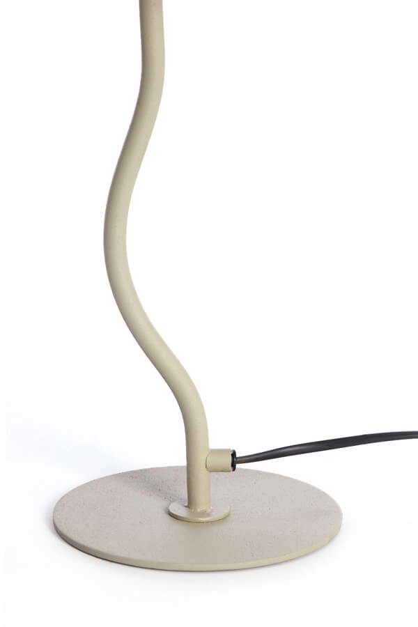 Lampe de table Elimo Ø 25cm x 50cm crème Light & Living 8717807705169