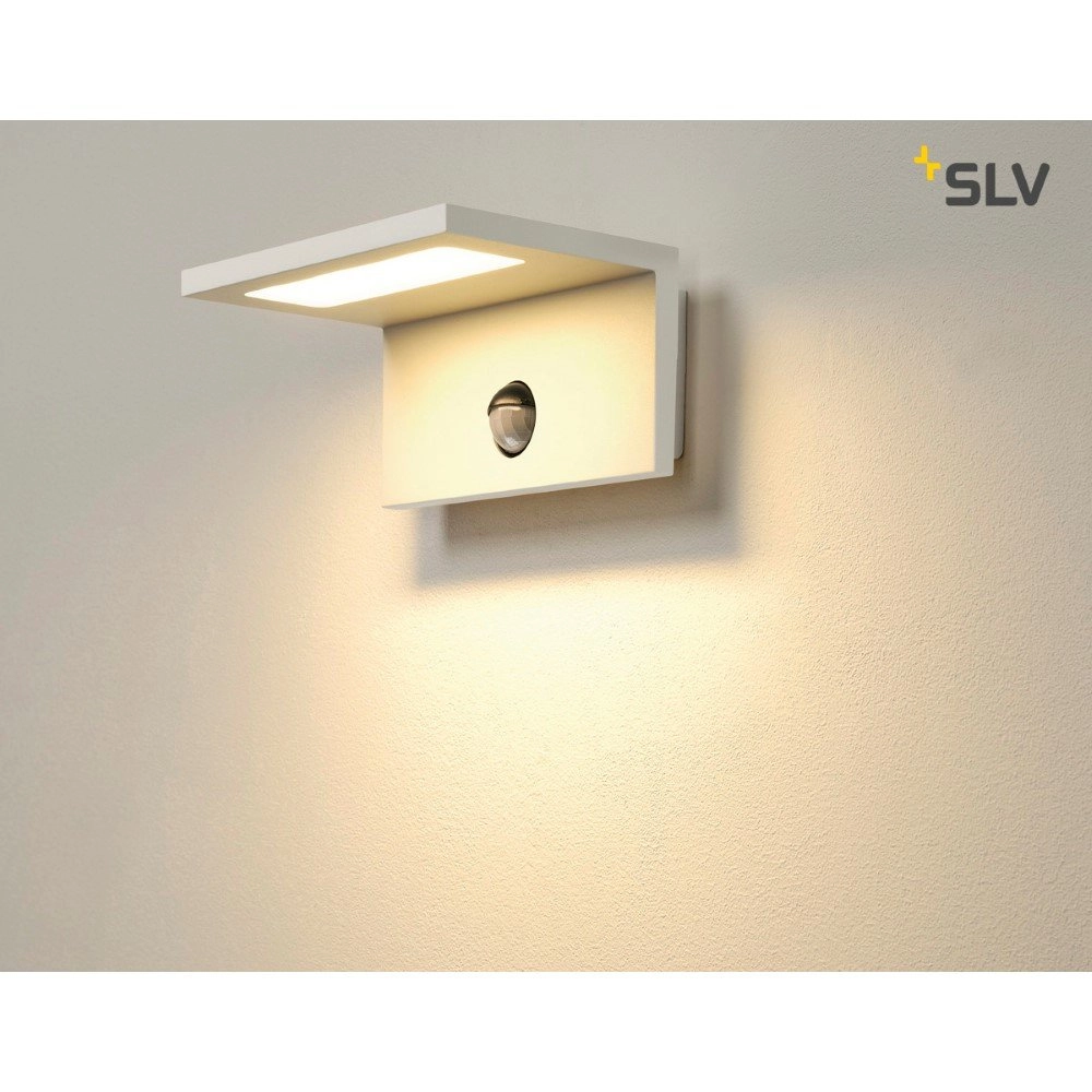 Applique murale Led Sensor avec détecteur de mouvement blanc SLV 4024163221993
