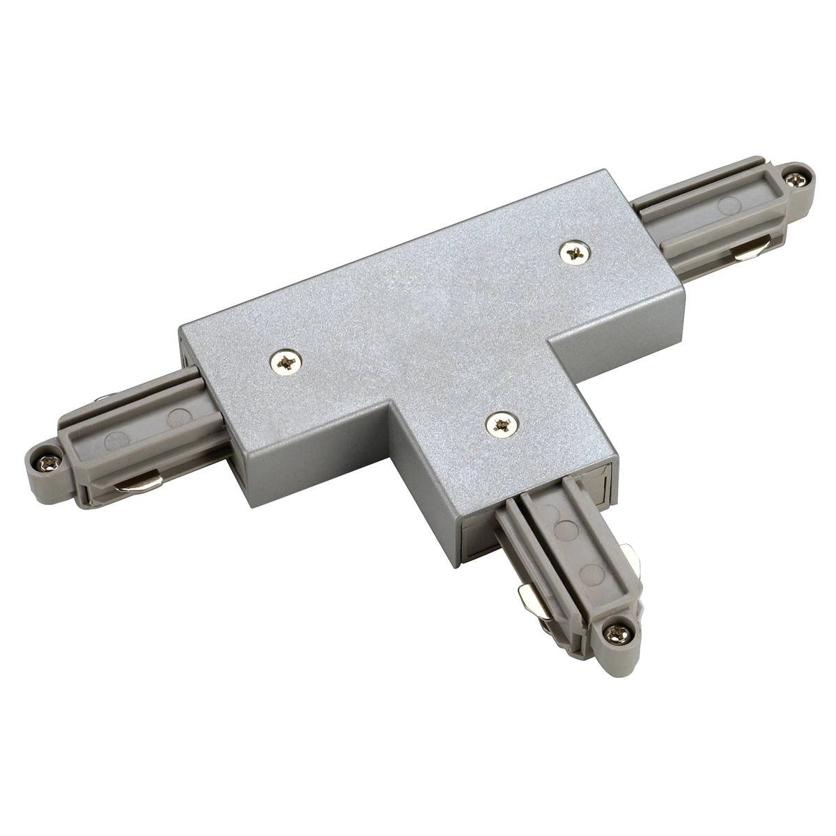1 phase T-Connector 2 terre droite gris