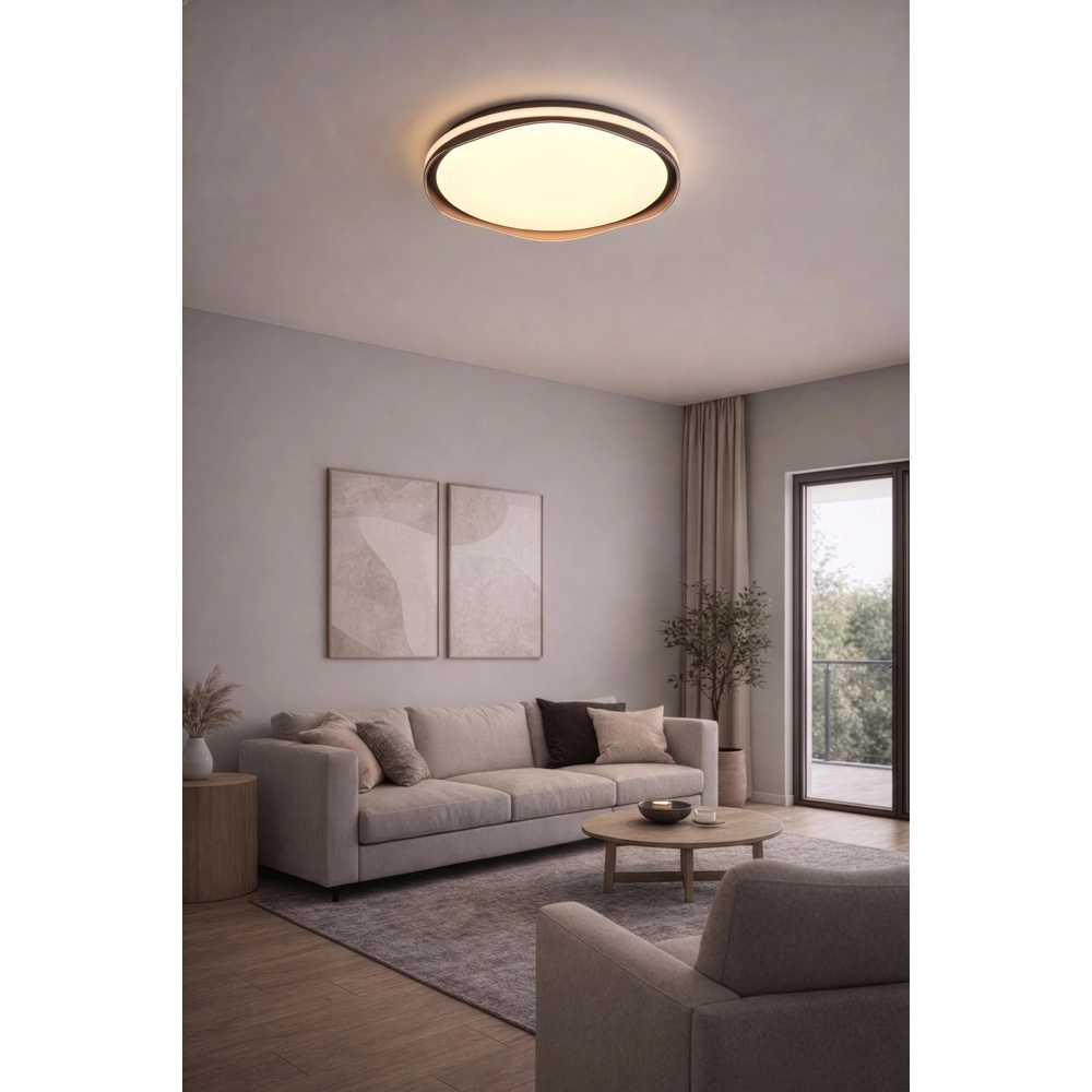 Éclairage de plafond Pavo Ø 49cm blanc Trio 4017807704112