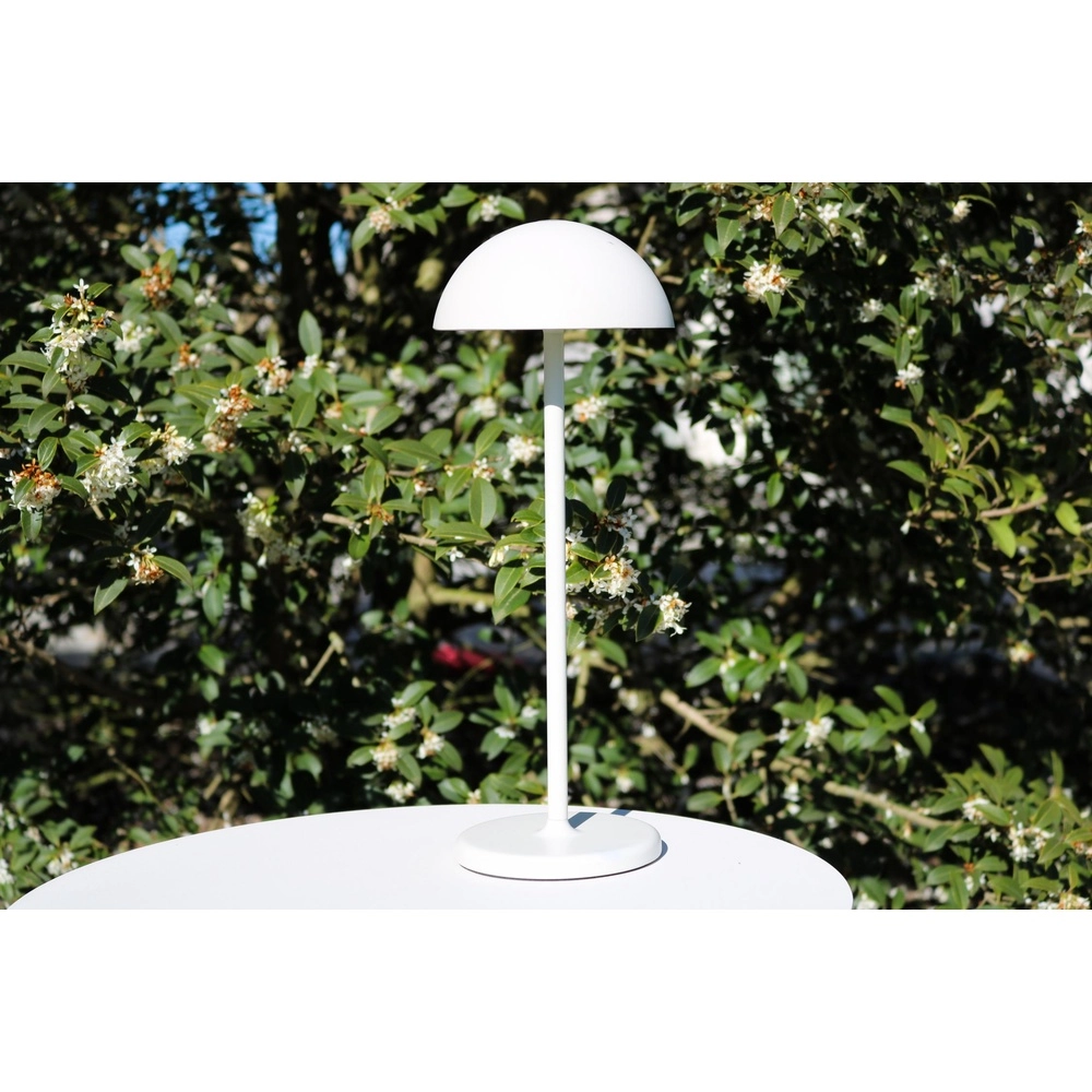 Lampe de table rechargeable Joy IP54 blanc Lucide 5411212151957