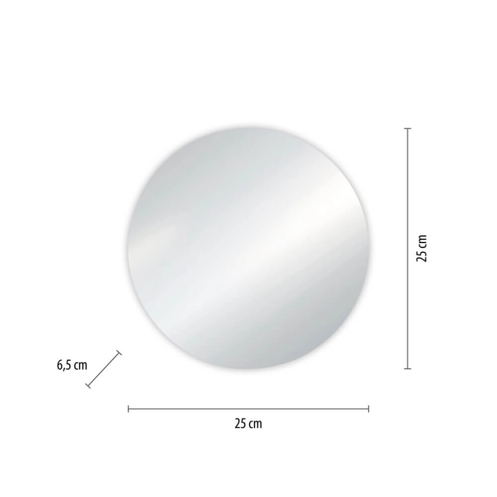 Applique design Akku Puntua Ø 25cm chromé Paul Neuhaus 4012248375839