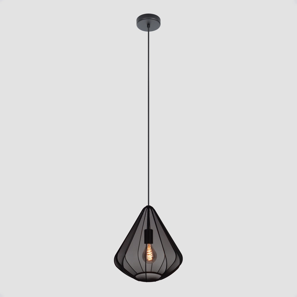 Lampe pendante Ø 33cm Dolwen Noir - Japandi