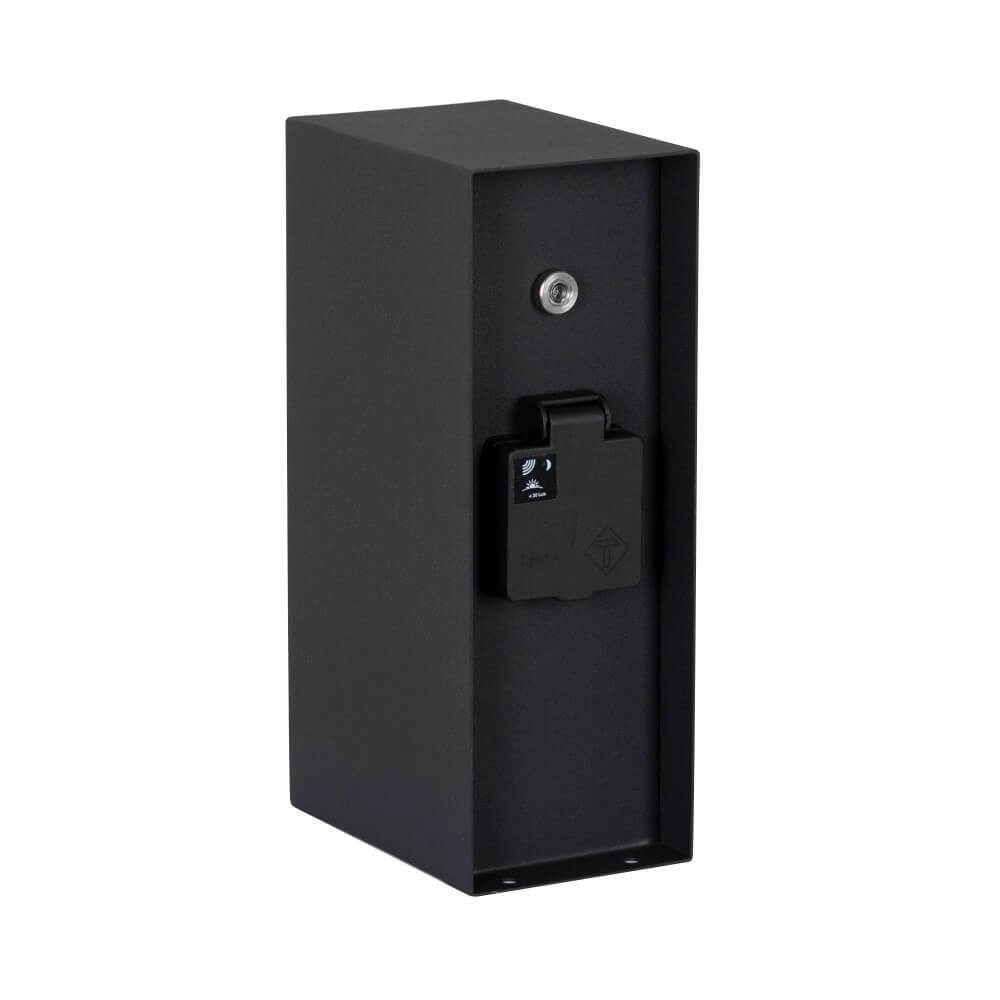 Poteau de prise électrique Contact 3x capteur crépusculaire KS 8714732773607