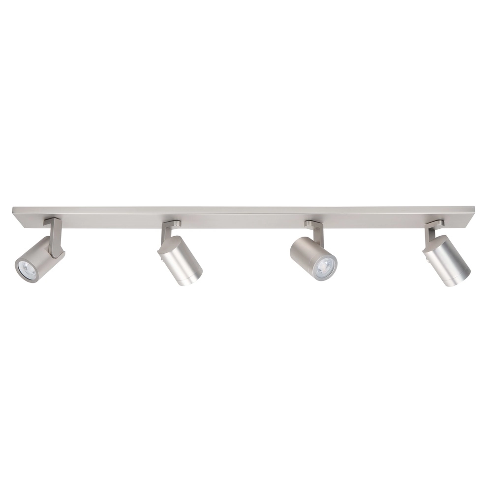 Spot monté en surface Halo nickel 4 lumières Spot monté en surface Halo nickel 4 lumières