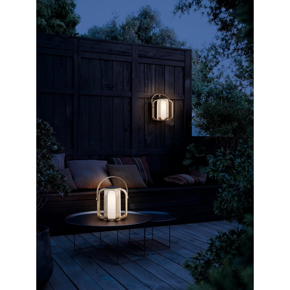 Lampe de table solaire Bob bois Nordlux 5704924004568