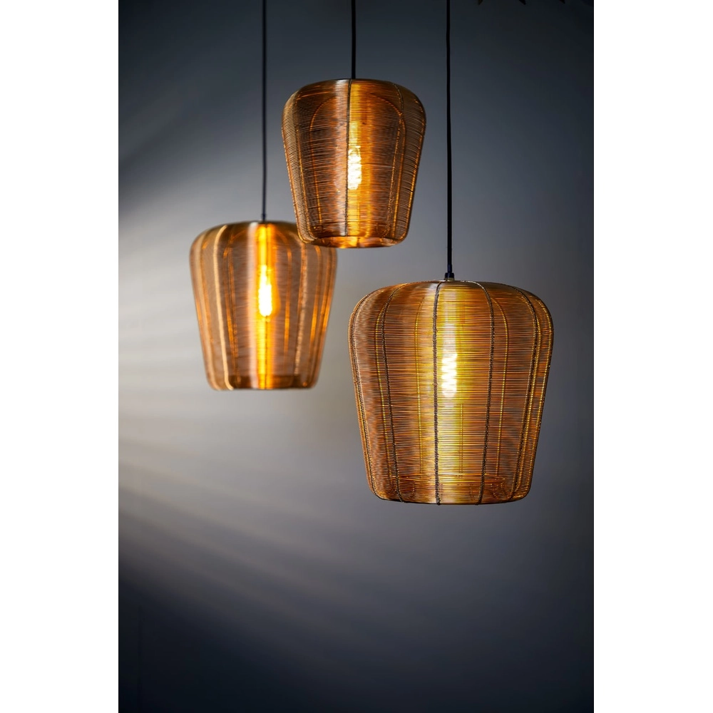 Lampe pendante dorée Adeta Ø 31cm Light & Living 8717807601041