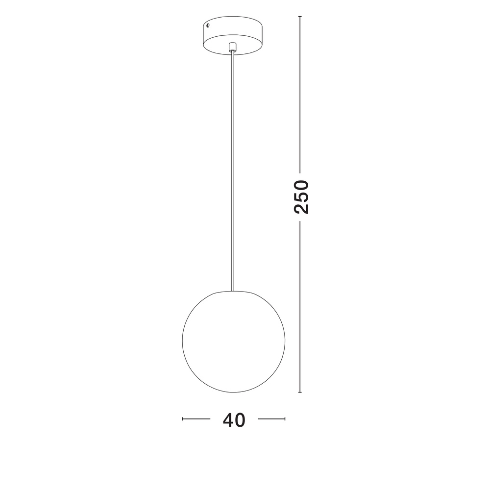 Suspension Moon Ø 40cm Lyora 5212017454546