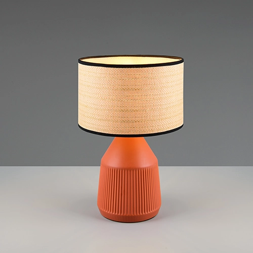 Lampe de table Formentera Ø 28cm terre cuite Trio 4017807678147