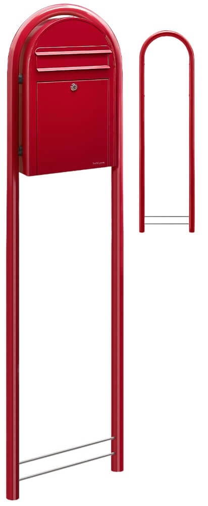 Boites aux lettres Classic S 3001 Rouge vif Bobi 6417237039057