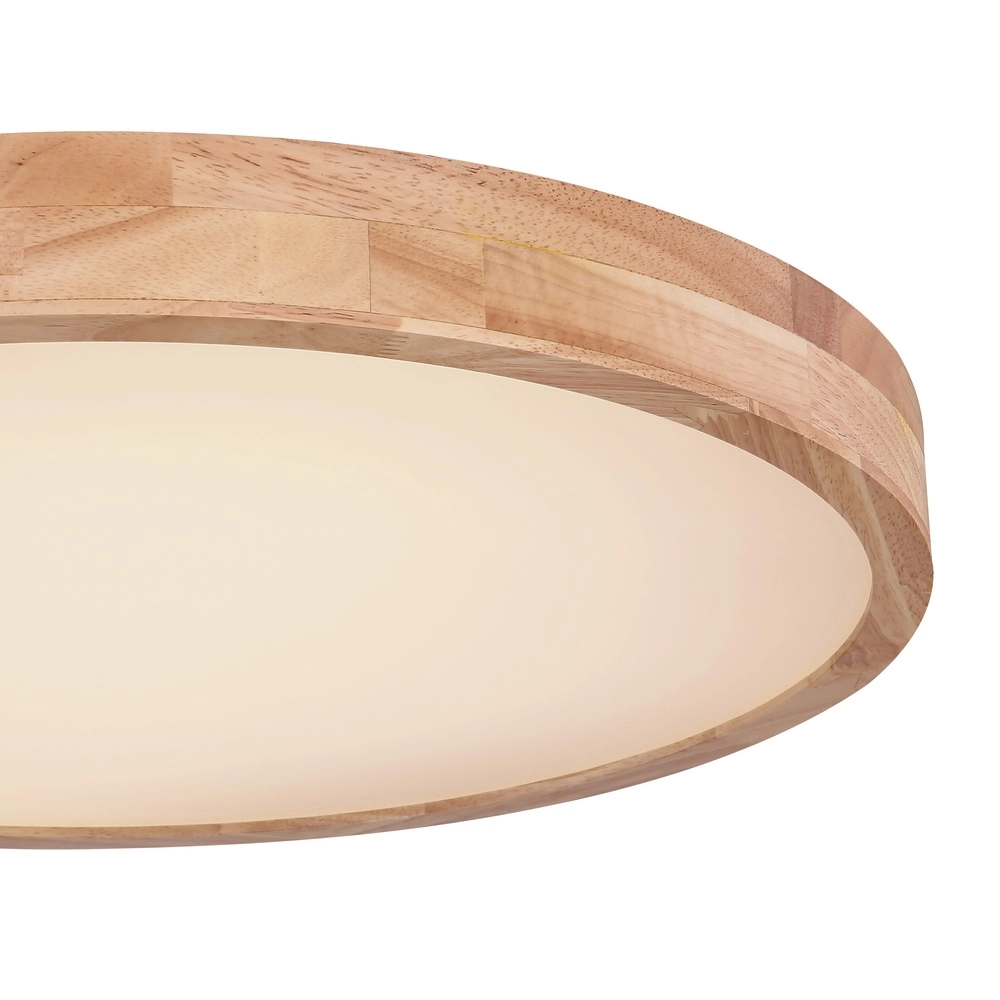 Éclairage de plafond en bois Rainer Scandinave Ø 60 cm Globo 9007371398270