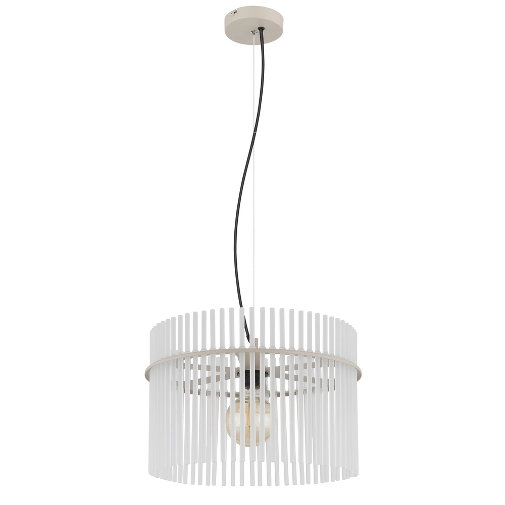 Suspension Gorley brun sable avec verre Ø 40cm Globo 9007371578702