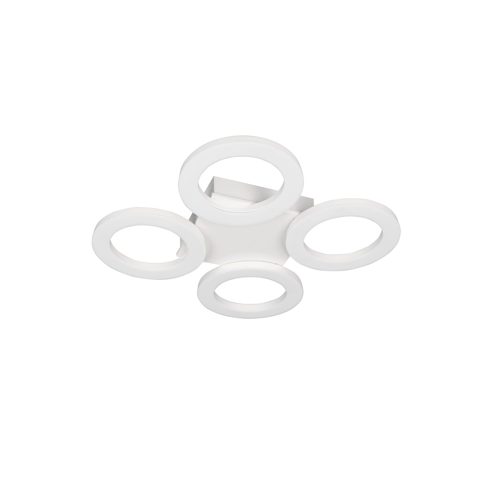 Lampe de plafond à design Cemi Rond blanc Trio 4017807704365