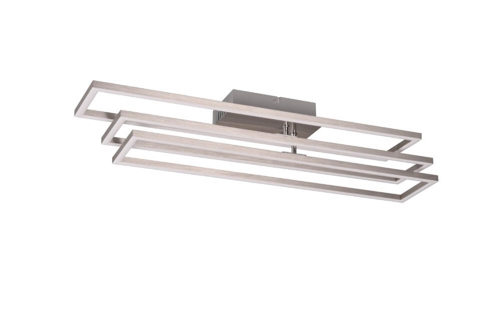 Plafonnier en nickel Corso conception Trio 4017807572667