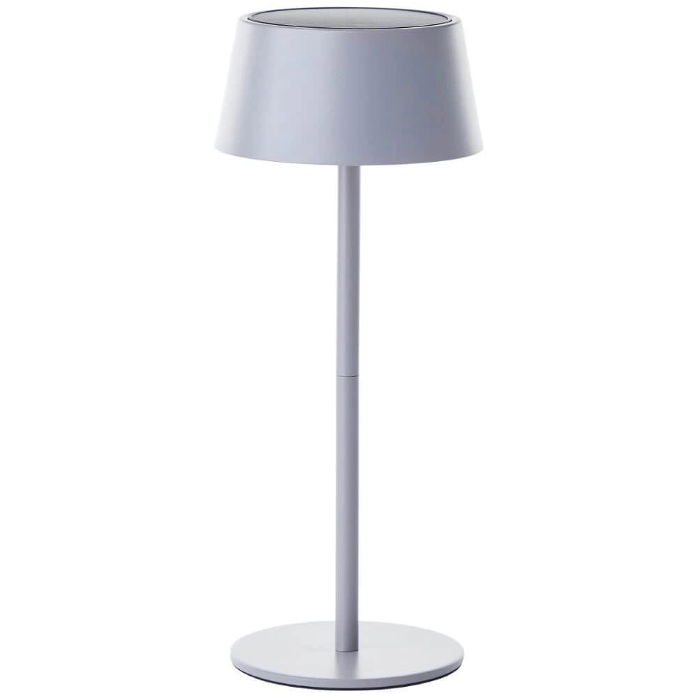 Lampe de table design grise Picco sur la batterie Brilliant 4004353437724