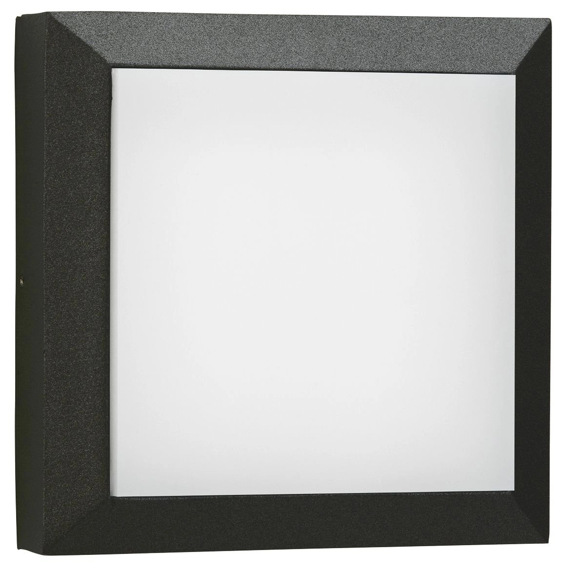 Lampe d'extérieur LED carrée Parel 32cm-noir